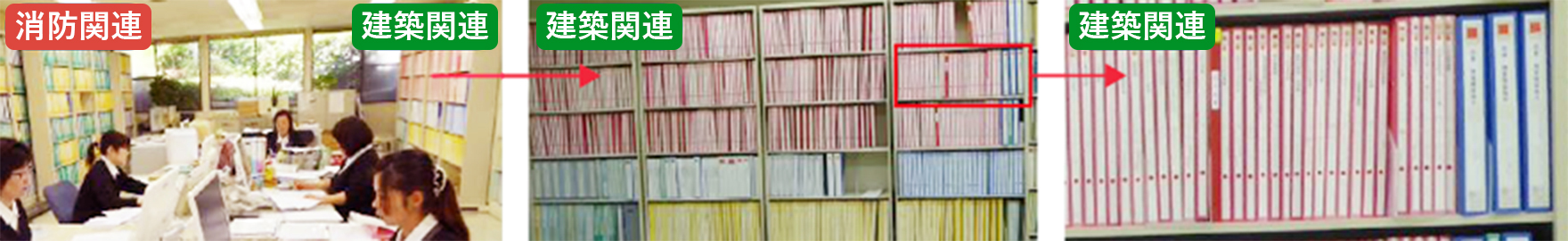 建築関連報告書・管理キャビネット